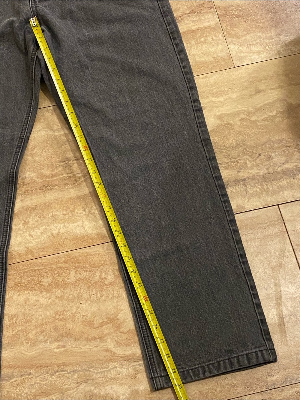 South Pole Y2K Men's Straight Jeans - Charcoal Loose Fit 36X30 - Picture 5 of 9
